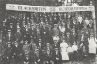 Company Picnic, Blacksmiths and Apprentices, 1910